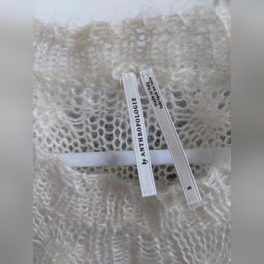 Anthropology Cream Women's Sweater - Picture 2 of 13